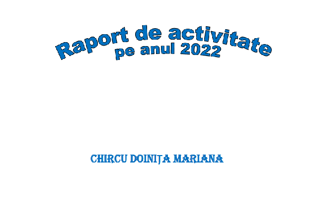 Raport 2022 MRPF Chircu